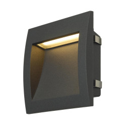 Encastré mural extérieur DOWNUNDER OUT L gris LED 4W 3000K IP55 - SLV - 233615