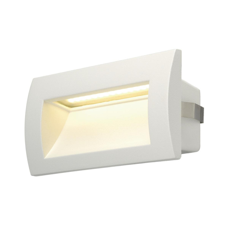 Encastré mural extérieur DOWNUNDER OUT M blanc LED 4W 3000K IP55 - SLV - 233621