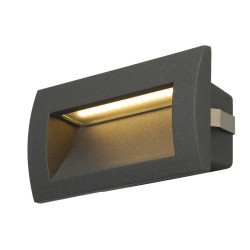 Encastré mural extérieur DOWNUNDER OUT M gris LED 4W 3000K IP55 - SLV - 233625