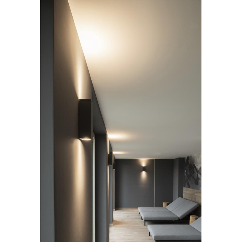 Applique intérieure THEO UP/DOWN gris GU10/QPAR51 2x 50W max - SLV - 1000330