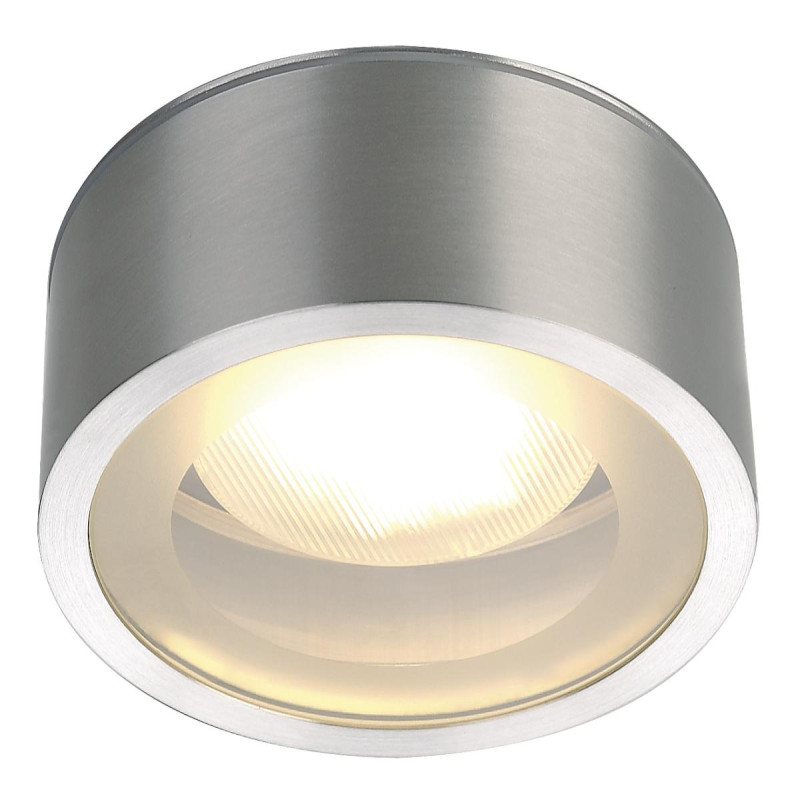 Plafonnier extérieur ROX alu brossé GX53/TCR-TSE 11W max IP44 - SLV - 1000339