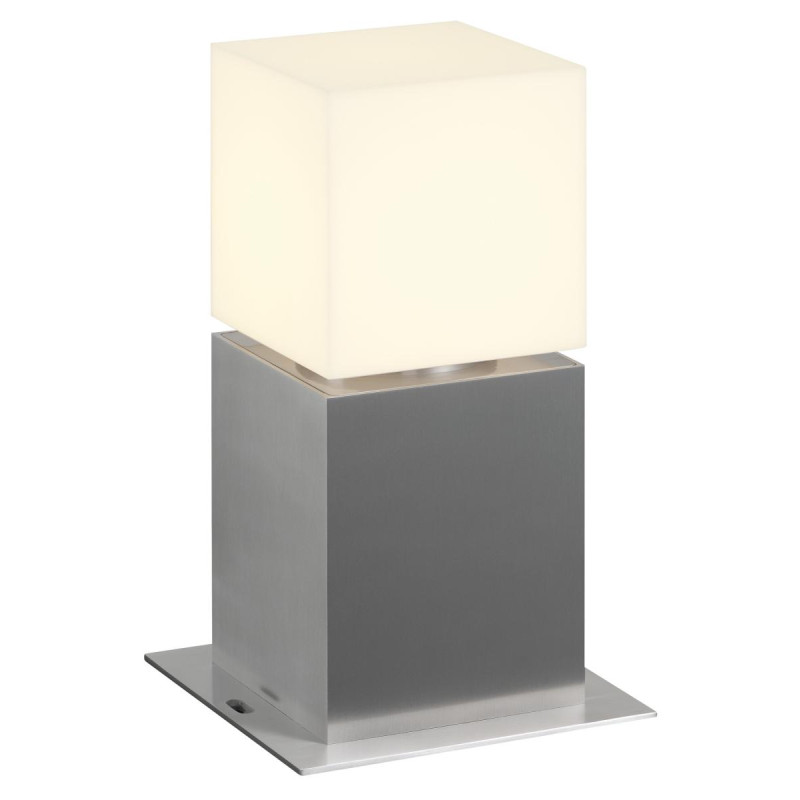 Borne extérieure SQUARE POLE 30 inox E27 20W max IP44 inox 304 - SLV - 1000344