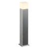 Borne extérieure SQUARE POLE 90 inox E27 20W max IP44 inox 304 - SLV - 1000346