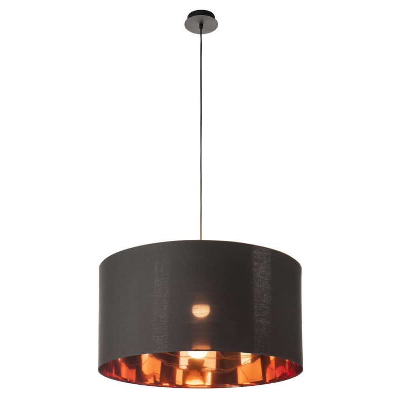 Abat-jour FENDA intérieur rond Ø 70 cm noir/cuivre - SLV - 1000580