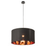 Abat-jour FENDA intérieur rond Ø 70 cm noir/cuivre - SLV - 1000580