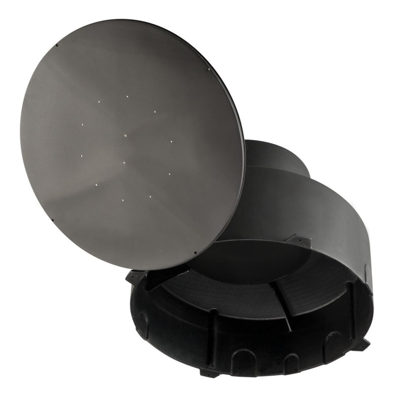 Extérieur Pot d'encastrement noir - SLV - 1000655