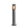 Borne extérieure LISENNE 70 gris/verre fumé E27 23W max IP54 basalte - SLV - 1000666