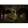 Borne extérieure LISENNE 70 gris/verre fumé E27 23W max IP54 basalte - SLV - 1000666