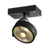 Plafonnier et applique KALU intérieur simple noir GU10/QPAR111 75W max - SLV - 1000702