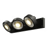 Plafonnier et applique KALU intérieur triple noir GU10/QPAR111 3x75W max - SLV - 1000704