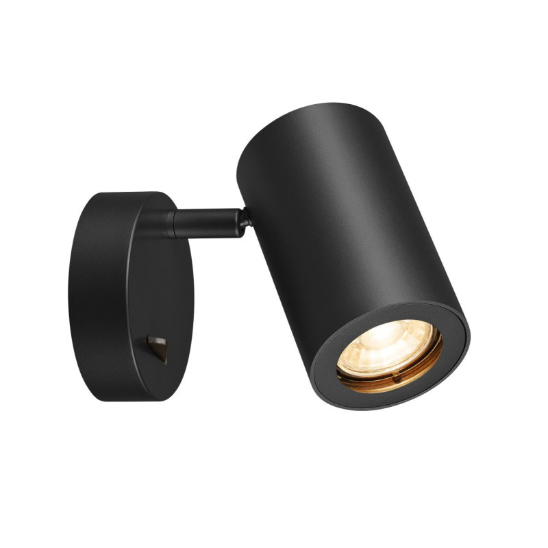 Applique intérieure ENOLA B liseuse noir GU10/QPAR51 50W max - SLV - 1000729