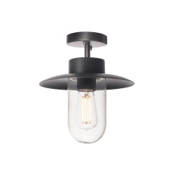 Plafonnier extérieur MOLAT gris E27 60W max IP44 - SLV - 1000823