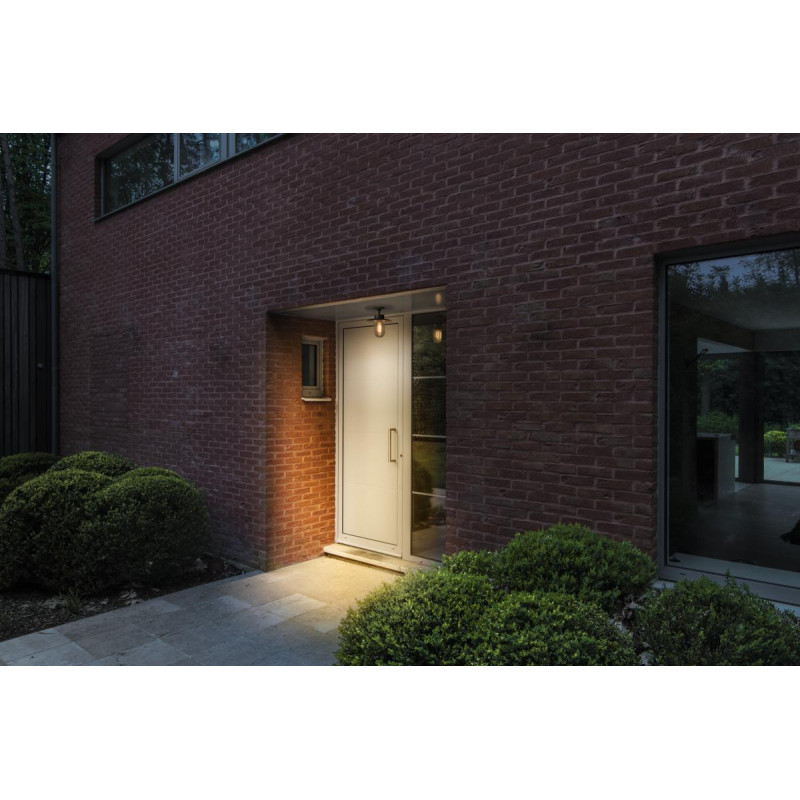 Plafonnier extérieur MOLAT gris E27 60W max IP44 - SLV - 1000823