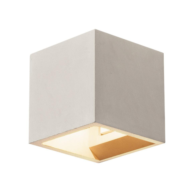 Applique intérieure SOLID CUBE gris G9/QT14 25W max béton - SLV - 1000910