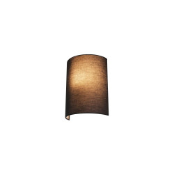 Abat jour demi-cercle FENDA intérieur noir - SLV - 1001273