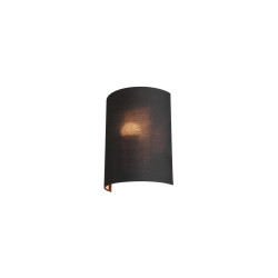 Abat jour demi-cercle FENDA intérieur noir/cuivre - SLV - 1001274