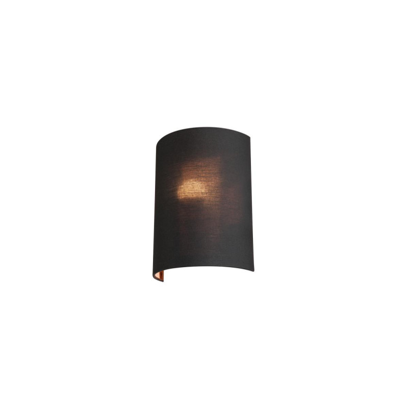 Abat jour demi-cercle FENDA intérieur noir/cuivre - SLV - 1001274