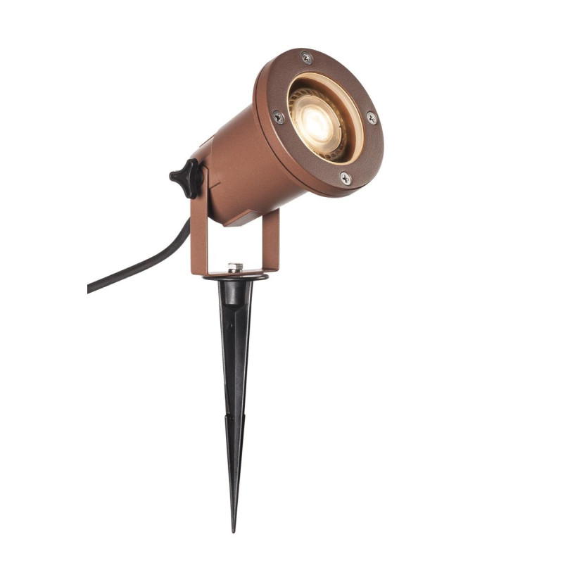 Projecteur extérieur BIG NAUTILUS spot piquet rouille GU10 11W max. IP65 - SLV - 1001964