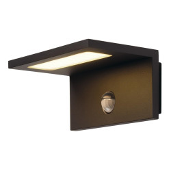 Applique avec détecteur ANGOLUX S gris LED 98W 3000K IP44 - SLV - 1001969