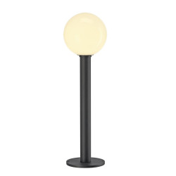 Borne extérieure GLOO PURE 70 gris E27 23W max IP44 - SLV - 1002001