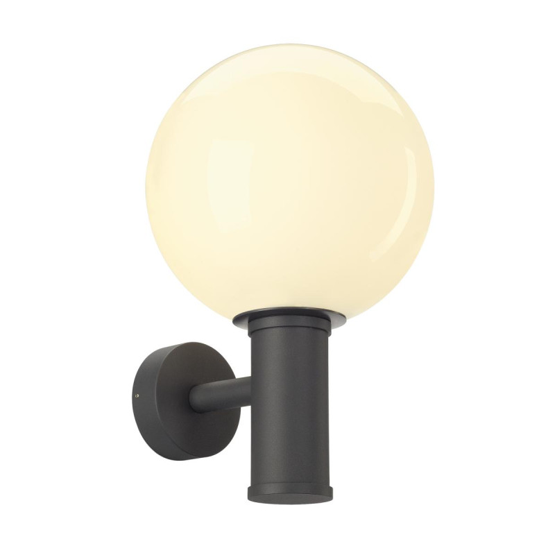 Applique extérieure GLOO PURE gris E27 23W max IP44 - SLV - 1002002