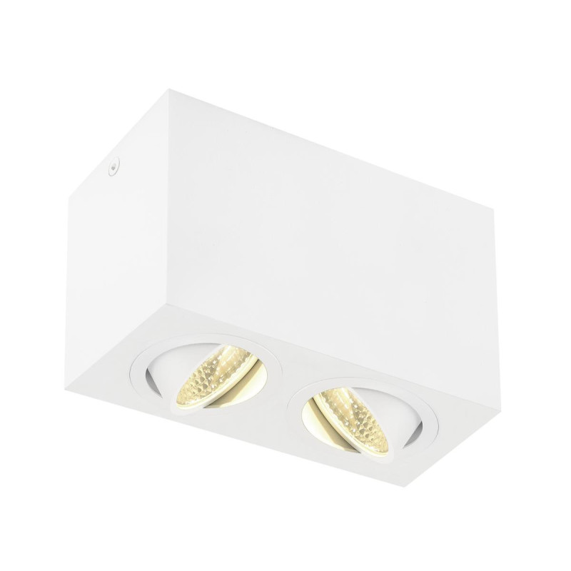 Plafonnier intérieur TRILEDO double rectangulaire blanc LED 14W 3000K - SLV - 1002008