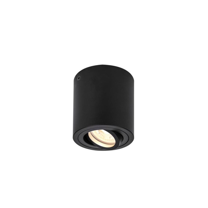 Plafonnier intérieur TRILEDO simple rond noir GU10/LED GU10 51mm 10W max - SLV - 1002010