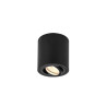 Plafonnier intérieur TRILEDO simple rond noir GU10/LED GU10 51mm 10W max - SLV - 1002010