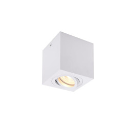 Plafonnier intérieur TRILEDO simple carré blanc GU10/LED GU10 51mm 10W max - SLV - 1002015