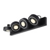 Plafonnier applique KALU intérieur quadruple noir GU10/QPAR111 4x75W max - SLV - 1002023
