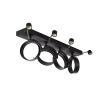 Plafonnier applique KALU intérieur quadruple noir GU10/QPAR111 4x75W max - SLV - 1002023