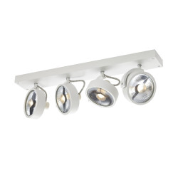 Plafonnier applique KALU intérieur quadruple blanc GU10/QPAR111 4x75W max - SLV - 1002024