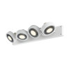 Plafonnier applique KALU intérieur quadruple blanc GU10/QPAR111 4x75W max - SLV - 1002024