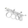 Plafonnier applique KALU intérieur quadruple blanc GU10/QPAR111 4x75W max - SLV - 1002024