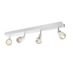 Applique et plafonnier intérieur PURI quad blanc mat GU10/QPAR51 4x 50W max - SLV - 1002030