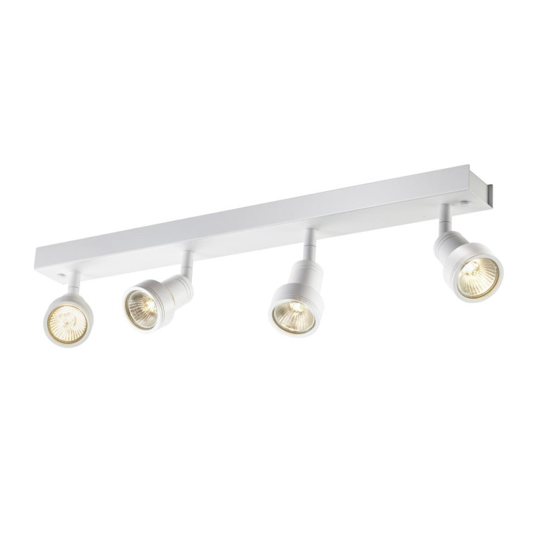 Applique et plafonnier intérieur PURI quad blanc mat GU10/QPAR51 4x 50W max - SLV - 1002030