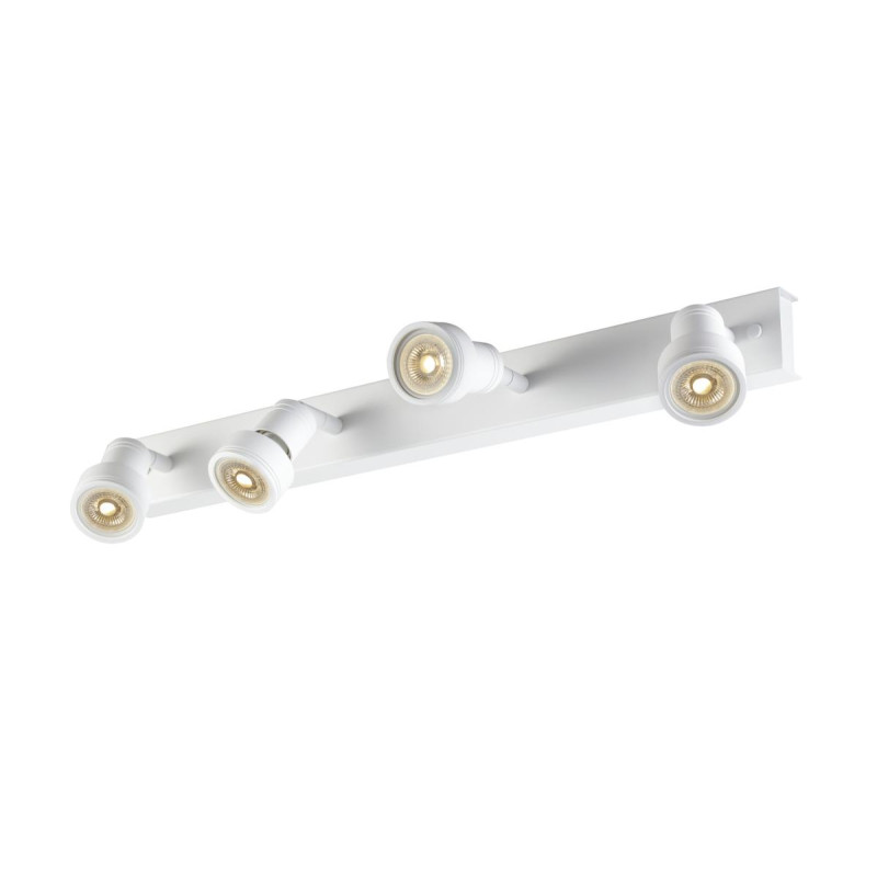 Applique et plafonnier intérieur PURI quad blanc mat GU10/QPAR51 4x 50W max - SLV - 1002030