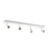 Applique et plafonnier intérieur PURI quad blanc mat GU10/QPAR51 4x 50W max - SLV - 1002030
