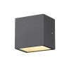 Applique extérieure up/down SITRA S gris LED 11W CCT IP65 bord mer - SLV - 1002032
