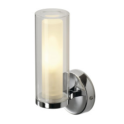 Applique intérieure WL 106 simple chrome E14 40W max IP44 - SLV - 1002228