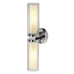 Applique intérieure WL 106 double chrome E14 2x 40W max IP44 - SLV - 1002229