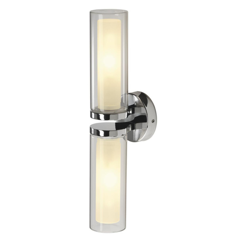 Applique intérieure WL 106 double chrome E14 2x 40W max IP44 - SLV - 1002229