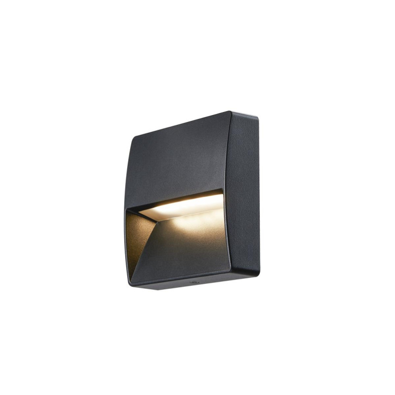 Encastré mural extérieur DOWNUNDER OUT carré gris LED 45W 3000/4000 - SLV - 1002869
