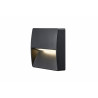 Encastré mural extérieur DOWNUNDER OUT carré gris LED 45W 3000/4000 - SLV - 1002869