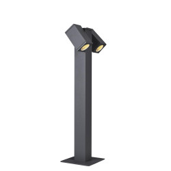 Borne extérieure THEO PATHLIGHT double gris GU10 2x 7W max IP44 - SLV - 1002871