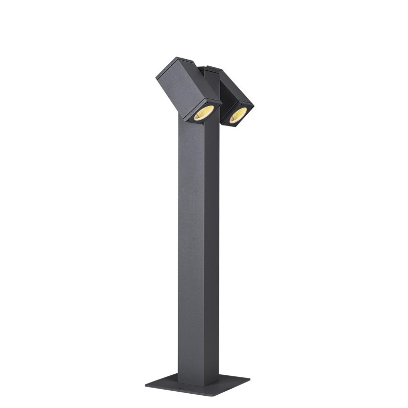 Borne extérieure THEO PATHLIGHT double gris GU10 2x 7W max IP44 - SLV - 1002871