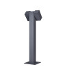Borne extérieure THEO PATHLIGHT double gris GU10 2x 7W max IP44 - SLV - 1002871