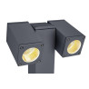 Borne extérieure THEO PATHLIGHT double gris GU10 2x 7W max IP44 - SLV - 1002871