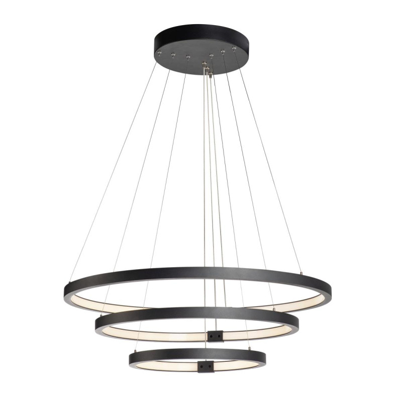 Suspension LED ONE TRIPLE intérieur noir LED 64W IP 20 - SLV - 1002913