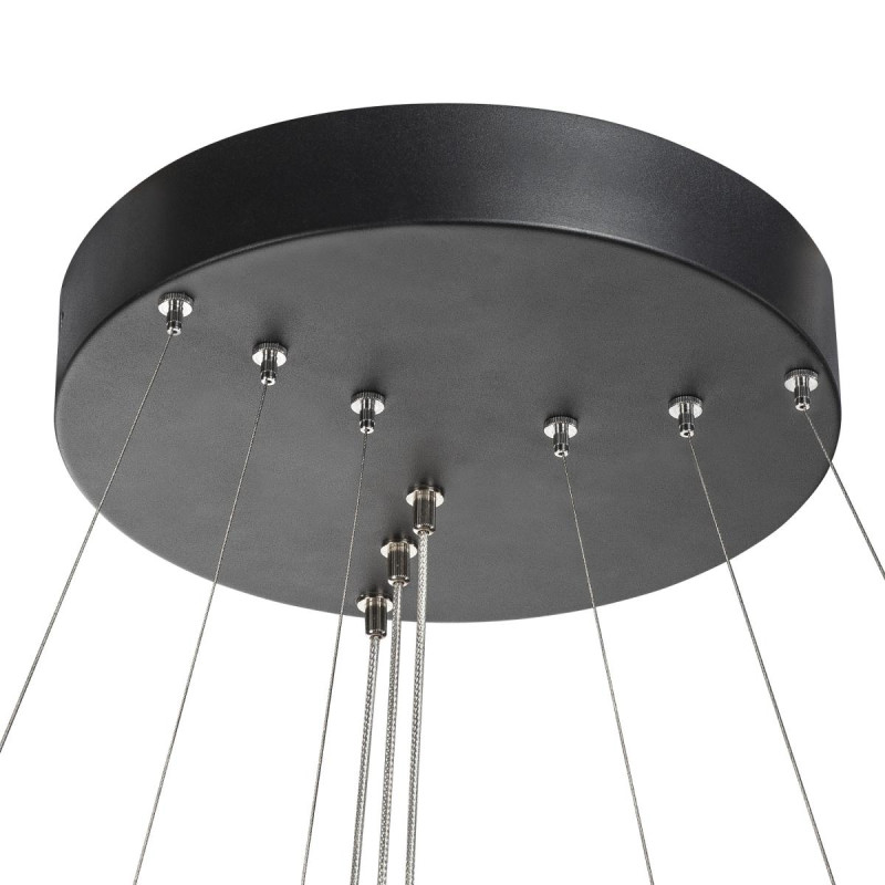 Suspension LED ONE TRIPLE intérieur noir LED 64W IP 20 - SLV - 1002913